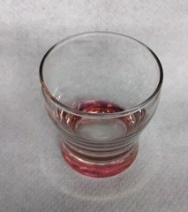 Libby Weighted Bottom Iridescent Old Fashion Whiskey Glasses Vintage Four Pieces