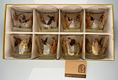 Libbey Golden Mallards 9 Ounce oz Lowball Glasses Set Of 8 NOS Vintage Bourbon