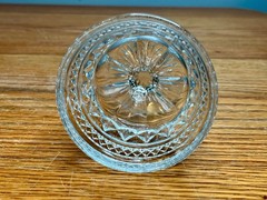 Set of 4 Vintage Pressed Glass Wexford Pattern Champagne coupe/ Sherbet by Anch