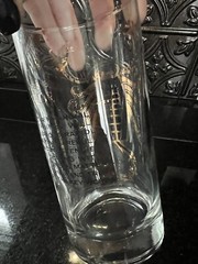 Libbey Glass Barware Zodiac Scorpio (1) Gold Trim Vintage