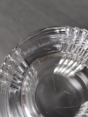 Vtg Ralph Lauren Glen Plaid Crystal Highball Glass Tumbler 14 Oz Discontinued