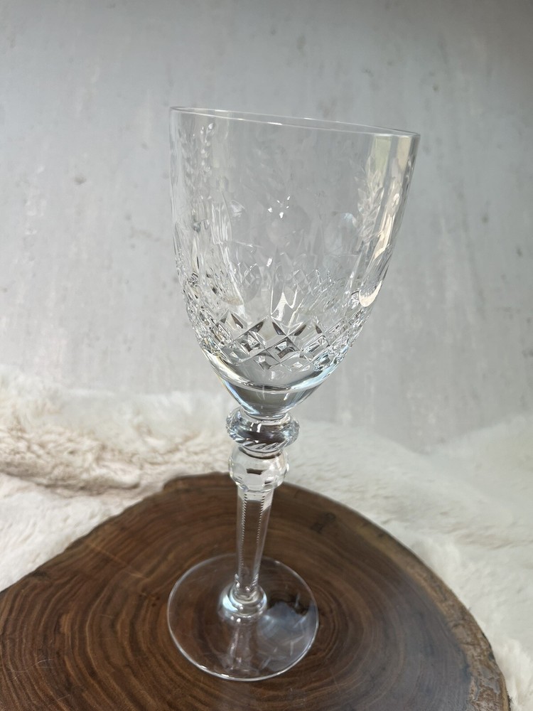 VTG Rogaska GALLIA Water Goblet 26% Lead Crystal Hand Crafted Yugoslavia 9 Ounce