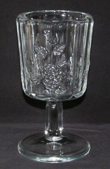 Westmoreland Glass PANELED GRAPE Crystal Water Goblet