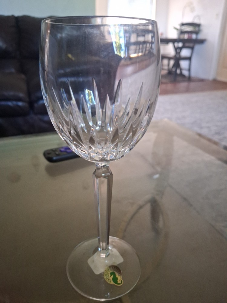 Waterford Wynnewood Crystal Goblet Cut Glass Clear Germany 695-993-02-00