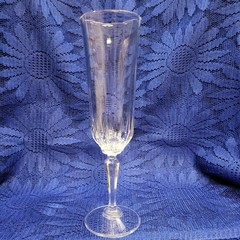 SET OF 8 CRYSTAL CHAMPAGNE FLUTE