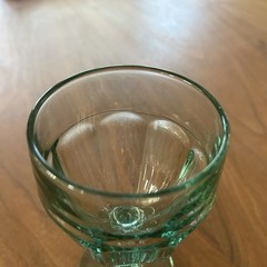 Libbey Duratuff Gibraltar Spanish Green Water Goblet Qty 1