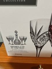 5 piece Dublin Collection wine set by Shannon by Godinger.
