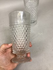 Set Of 7 Anchor Hocking Iced Tea Glass Tumblers – 6.5”H