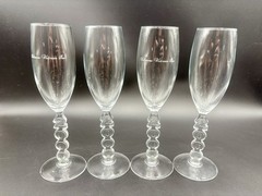 Vintage Luminarc Millennium 2000 Champagne Flutes – Set of 4
