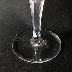 JOSAIR EDITH LARGE CLARET WINE GLASS, Cut Lead Crystal, 7″, 8 Oz, GERMANY