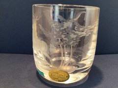 Riedel Crystal HUNT SCENE *STAG* Queen Lace Americana Style Old Fashioned Glass