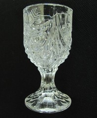 Lot of 5 Hofbauer the Byrdes Collection Birds Cordial Glasses in Excellent Cond.