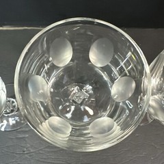 Set of 3 Tiffin-Franciscan Mirage Water Goblets 6.75”