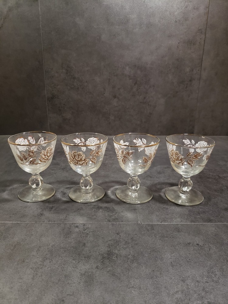 Libbey Barware Rose Bouquet Cordial Sherry Elegant Glass