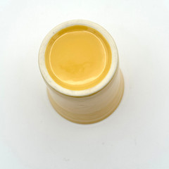 Vintage Fiesta Yellow Juice Tumbler 3.5 inch Original Homer Laughlin Fiestaware