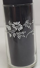 1 Replacement Vintage Corelle Colonial Mist Clear Glass Tumbler 16oz White Daisy