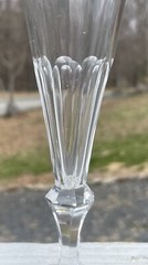 7 1/4″ Antique – Vintage Elegant Paneled Drinking Glass Stemware Champagne Toast