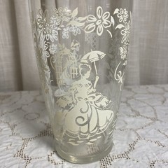 Vintage Southern Belle Drinking Glasses 7″ Tall Excellent Condition set of 7