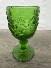 Madonna Inn Emerald Green Color 6 1/2” Goblet
