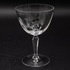 CHIP- Queen Lace «Kenyan African» Elephant Liquor Cocktail Glass – 4 7/8″ #E