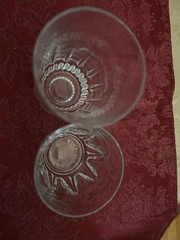 Vtg 2 Arcoroc Glasses France 3 In & 4 1/2 In Tall