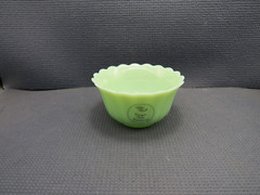 Pioneer Woman Crystal Timeless Beauty Fluted Jadeite Cereal Bowl 5 3/8″ x 2 7/8″