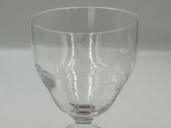 Set of 6 Incredible Rare Meissen Crystal Floral Bouquet Claret Wine Glasses a