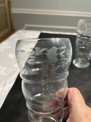 Princess House Heritage Crystal Ice Tea/Water/Sundae/Dessert Beverage Glasses