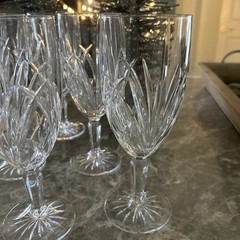 Set Of 8 Marquis by Waterford “BROOKSIDE” Crystal Glasses – Iced Tea – 12oz