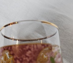 Royal Doulton (signed) Royal Albert LADY CARLYLE Floral Double Old Fashioned (4)