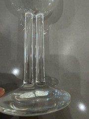 ROSENTHAL CUPOLA Wine DOUBLE POLE STEM 7.5” STUDIO LINIE GERMANY