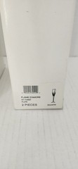 Lot of 4 New With Tags NWT Mikasa Flame D’Amore Champagne Flutes / Glasses
