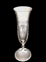 Set Of 2 Rogaska Crystal Copellia 8.25” Water Goblet Wine Glass Excellent