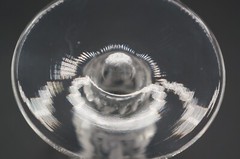 Lalique Crystal Saint Hubert Water Goblet 6 1/8 Inches France.
