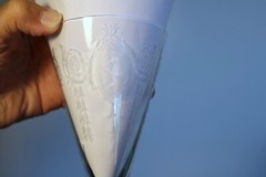 TIFFIN HEISEY SHAWL DANCER Water Goblets & Tall Sherbet / Champagne Glasses