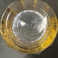 Vintage Federal Glass Fluted Bottom Design 4″ On The Rocks Shot Glasses Gold Rim