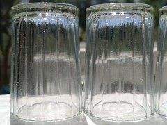 Soviet faceted vodka shot glasses rare vintage 5 kopec, new 6 pcs USSR original