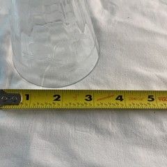 A Set of Four Tiffin Twist Wine Water Glasses 7.5 Inches