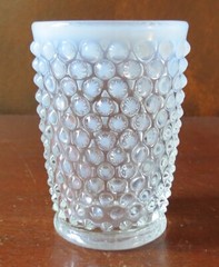 Fenton Hobnail French Opalescent 3 ½” 5 oz Juice Glass/Tumbler(s)