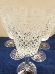 Set of 6 Lenox Crystal Beacon Hill Water Goblets LK