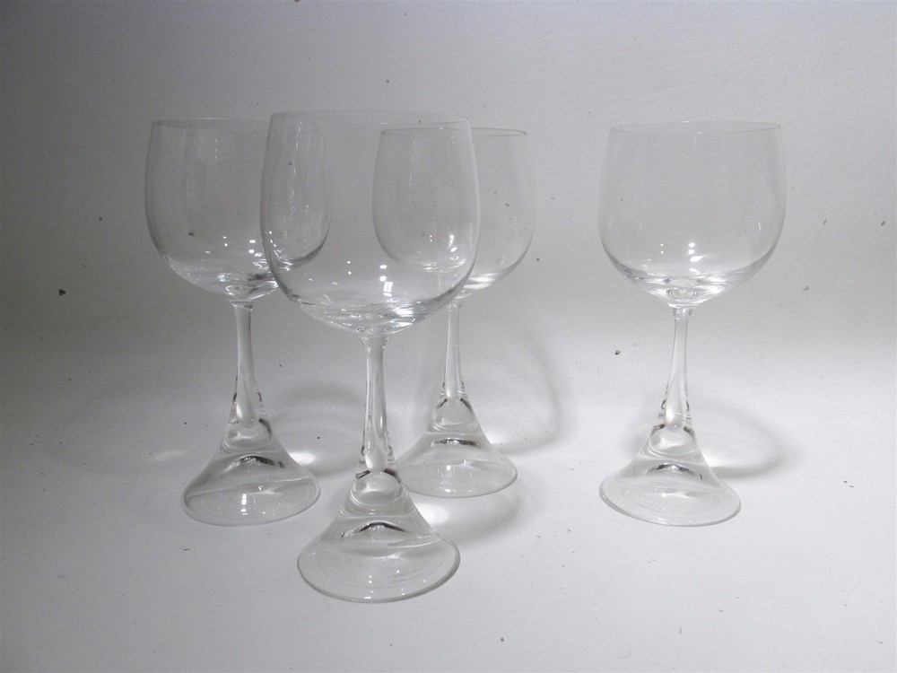 Midcentury Rosenthal Crystal Clairon 4 – 6 5/8” Red Wine Goblet