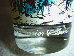 Lot of 2 Arby’s 1981 Collector Series Currier & Ives Winter Pastime Glasses