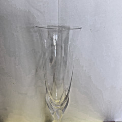 2 Igor Carl Faberge Kissing Doves Champagne Flutes Frosted Glasses France Set