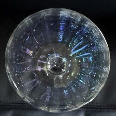 Toscany Iris Luster Crystal Wine Glass Featuring A Distinct Iridescent Finish.