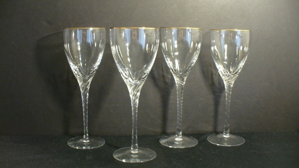 Lenox Encore Gold 8 5/8″ Water Goblets – 4