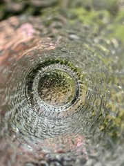 3 Libbey Artica Crystal 6″ Glasses Set Vintage 1970s Clear Geometric Textured