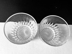 2 Princess House Royal Highlights 10 OZ Rocks Old Fashioned Glasses