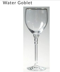 Lenox Phoenix Gold Trim Water Goblet Glasses (1) 8¾» EUC Drinkware Replacement