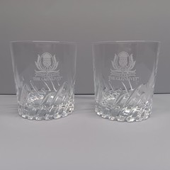 (2) THE GLENLIVET George & J.G. Smith Scotch Whiskey 8 oz Vonpok Rocks Glasses
