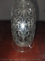 LIQUEUR BACCARAT MICHELANGELO – Cristal Gravé Epoque Art Déco 1930